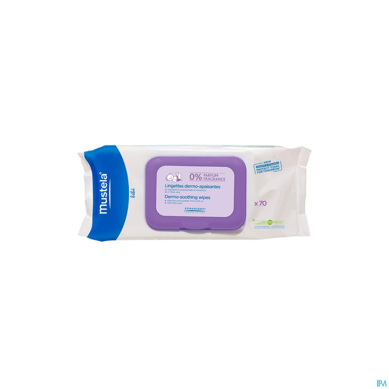 Mustela bb lingettes nettoyantes et apaisantes 70