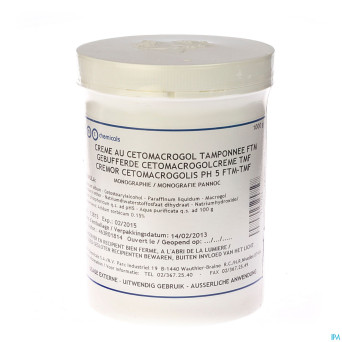 Cetomacrogol creme tamponnee ftm    1kg abc