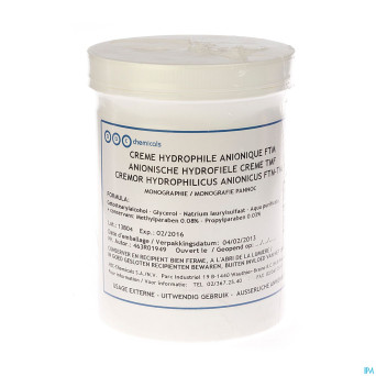 Creme hydrophile anionique ftm    1kg abc