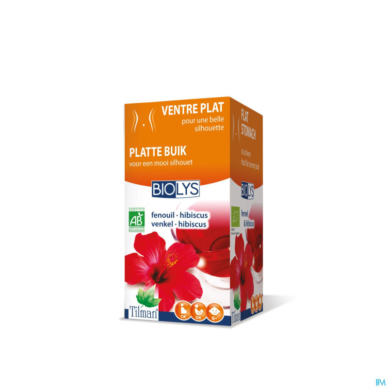 Biolys fenouil-hibiscus bio    tea-bags 20