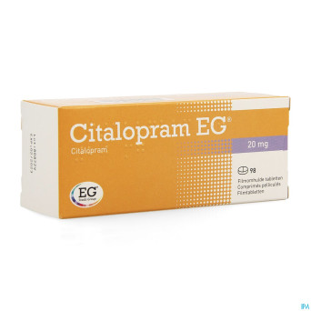 Citalopram eg comp 98x20mg