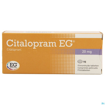 Citalopram eg comp 98x20mg