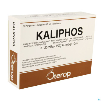 Kaliphos sol inj 10 30meq