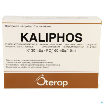 Kaliphos sol inj 10 30meq