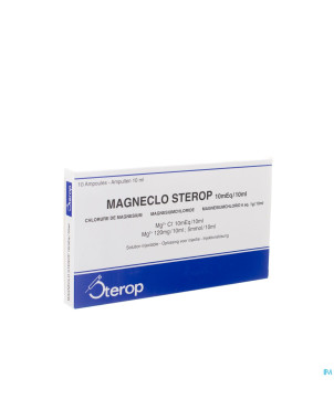 Magneclo sterop sol.inj. 1g/10ml 10