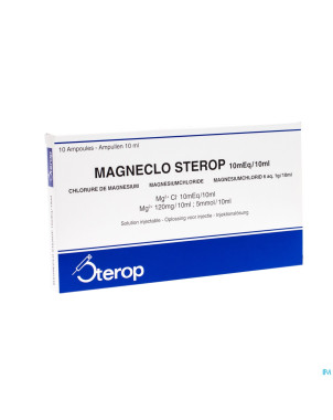 Magneclo sterop sol.inj. 1g/10ml 10