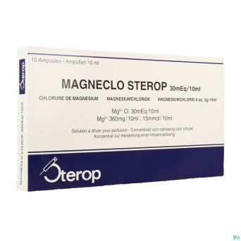 Magneclo sterop sol.inj. 3g/10ml 10