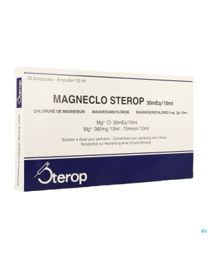 Magneclo sterop sol.inj. 3g/10ml 10