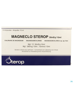 Magneclo sterop sol.inj. 3g/10ml 10