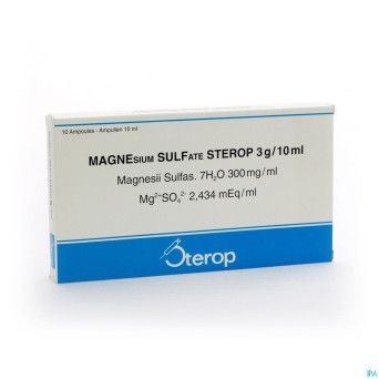 Magnesium sulfate-stp sol.inj. 3g/10ml 10