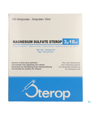 Magnesium sulfate-stp sol.inj. 3g/10ml 100