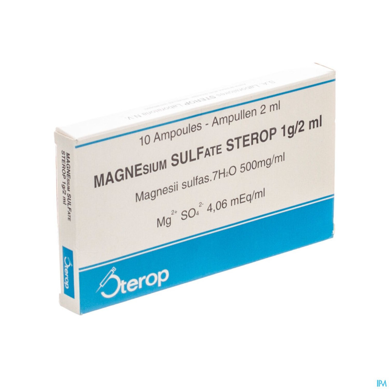 Magnesium sulfate-stp sol.inj. 1g/2ml 10