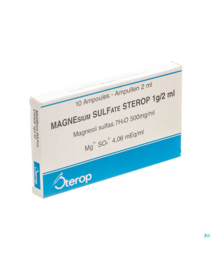 Magnesium sulfate-stp sol.inj. 1g/2ml 10