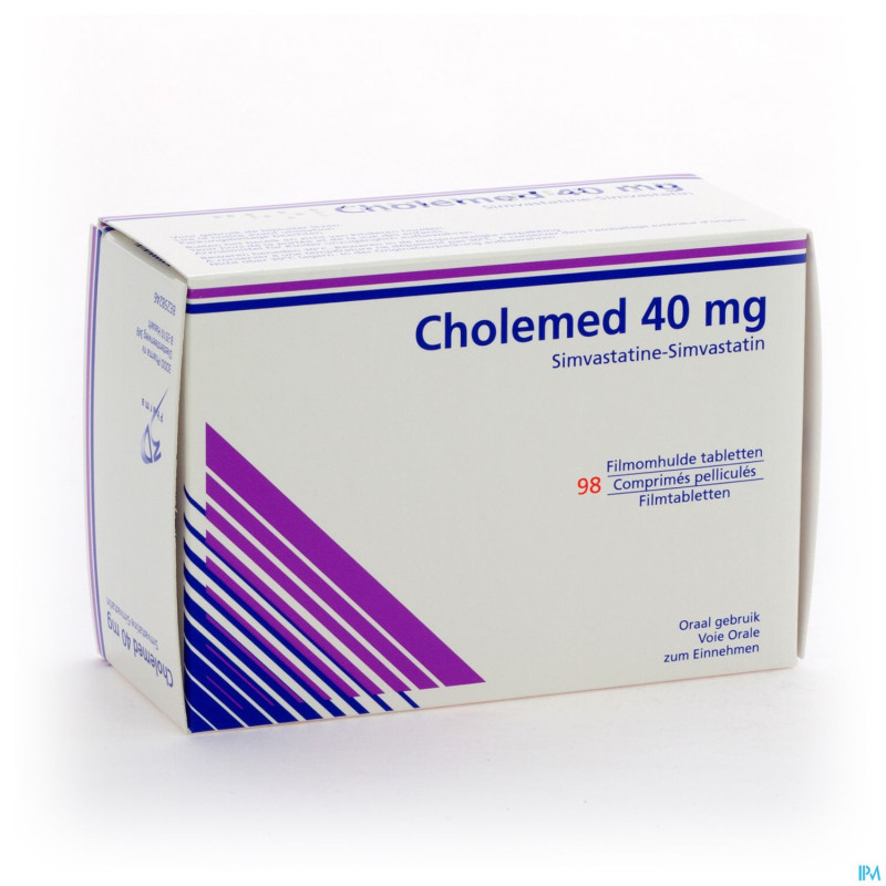 Cholemed 40 mg comp enrob 98 x 40 mg