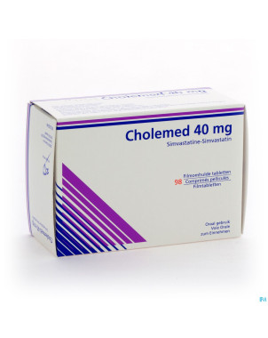 Cholemed 40 mg comp enrob 98 x 40 mg