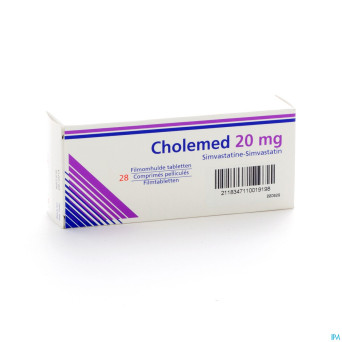 Cholemed 20 mg comp enrob 28 x 20 mg
