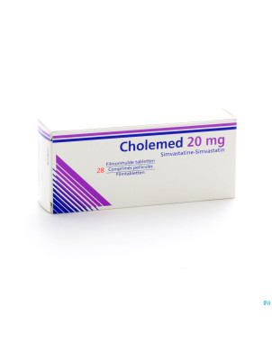 Cholemed 20 mg comp enrob 28 x 20 mg