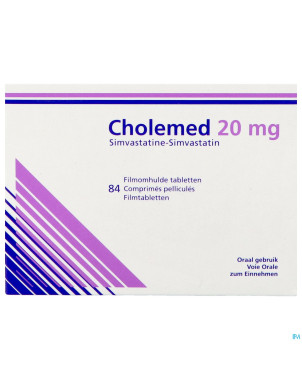 Cholemed 20 mg comp enrob 84 x 20 mg