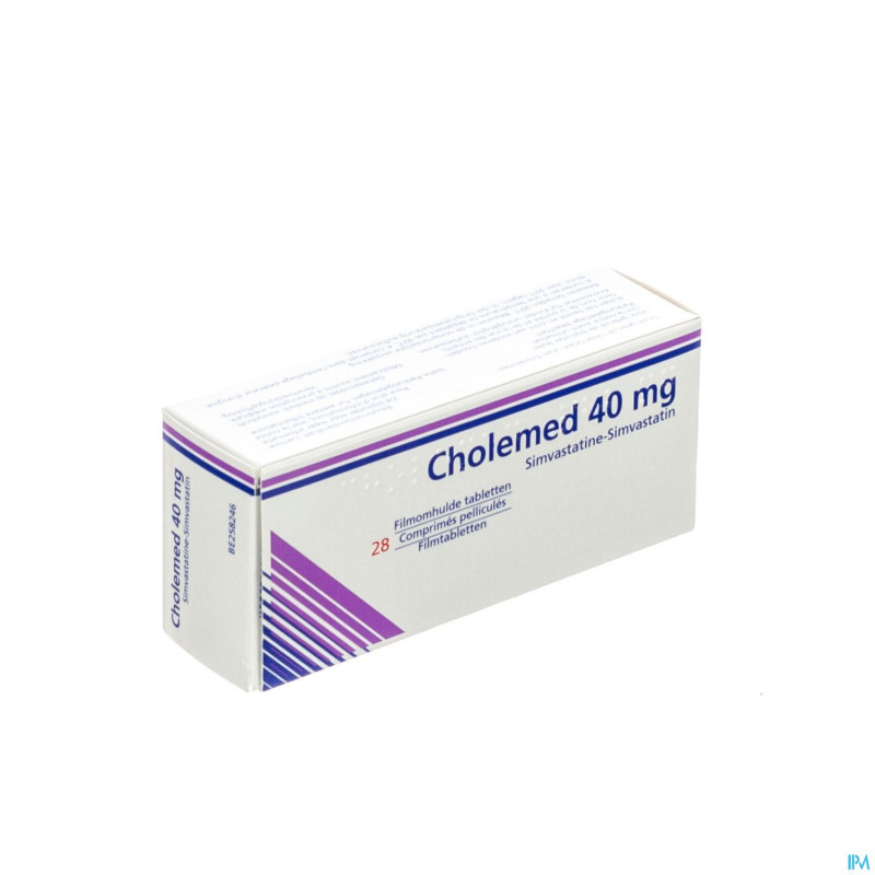 Cholemed 40 mg comp enrob 28 x 40 mg