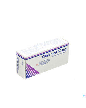 Cholemed 40 mg comp enrob 28 x 40 mg