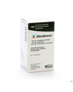 Stalevo 100mg/25,0mg/200mg comp pell 100 flacon