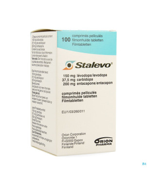 Stalevo 150mg/37,5mg/200mg comp pell 100 flacon