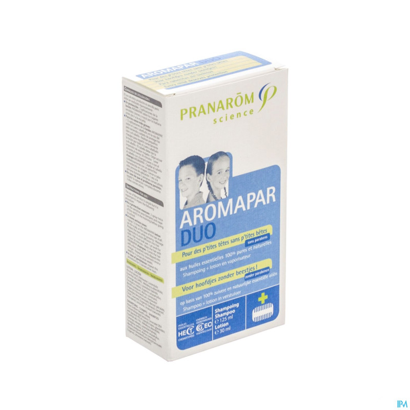 Aromapar shampooing 125ml+lotion spray 30ml  promo