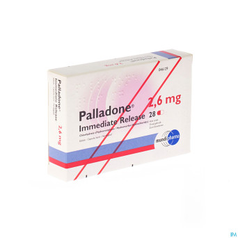 Palladone immediate relaese 2,6mg caps 28x2,6mg