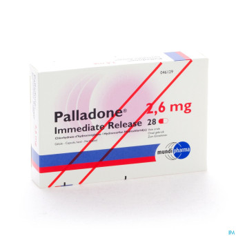 Palladone immediate relaese 2,6mg caps 28x2,6mg