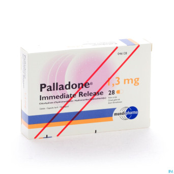 Palladone immediate release 1,3mg caps 28x1,3mg