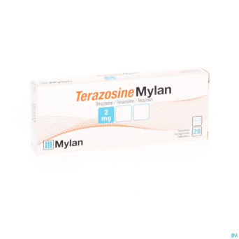 Terazosine mylan comp 28 x 2 mg