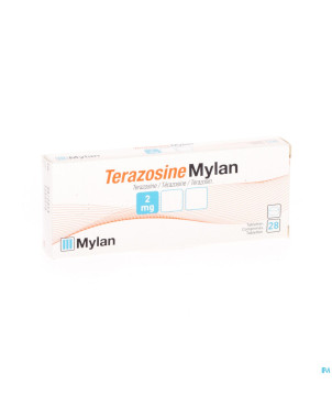 Terazosine mylan comp 28 x 2 mg