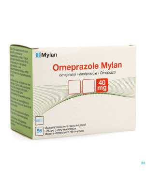 Omeprazol viatris 40mg caps 56