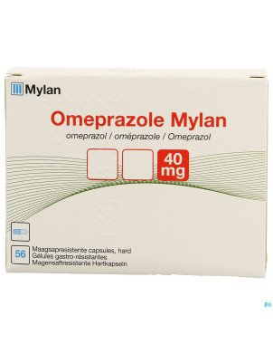Omeprazol viatris 40mg caps 56