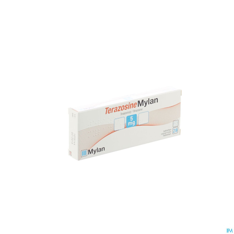 Terazosine mylan comp 28 x 5 mg