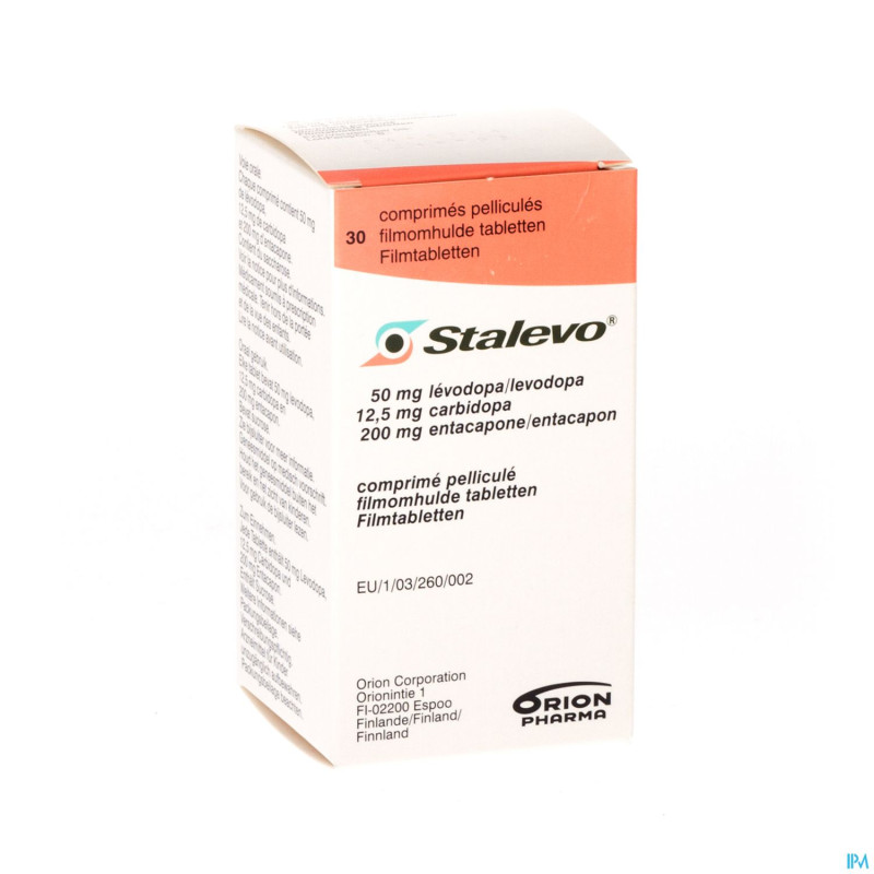Stalevo  50/12,5/200 mg comp  30x  50 mg