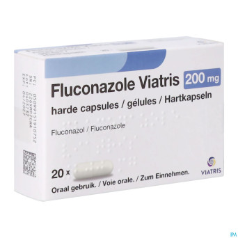 Fluconazole viatris 200mg caps 20