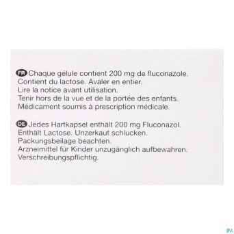 Fluconazole viatris 200mg caps 20