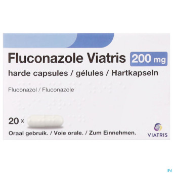 Fluconazole viatris 200mg caps 20