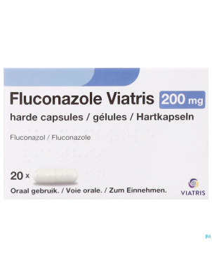 Fluconazole viatris 200mg caps 20