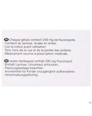 Fluconazole viatris 200mg caps 20