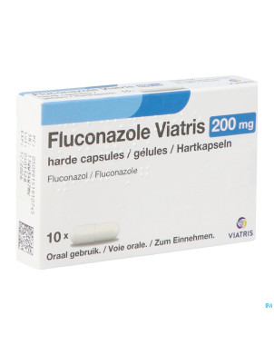 Fluconazole viatris 200mg caps 10