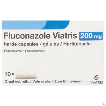 Fluconazole viatris 200mg caps 10