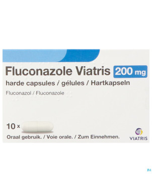 Fluconazole viatris 200mg caps 10