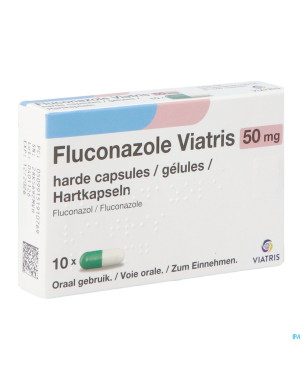 Fluconazole viatris 50mg caps 10