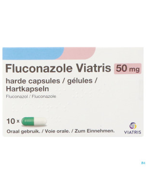 Fluconazole viatris 50mg caps 10