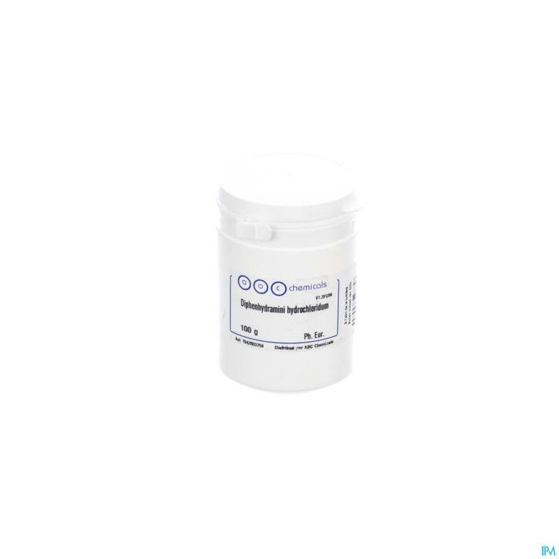 Diphenhydramine hcl    100g abc