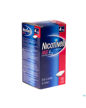 Nicotinell fruit gomme macher-kauwgom 96x4mg