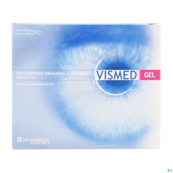 Vismed gel lubrifiant oculaire 0,3% fl 20 x 0,45ml