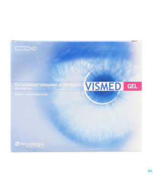 Vismed gel lubrifiant oculaire 0,3% fl 20 x 0,45ml